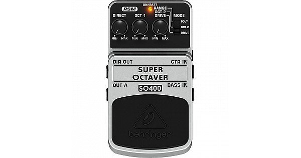 Jual Behringer Super Octaver SO400 Guitar/Bass Effects Pedal